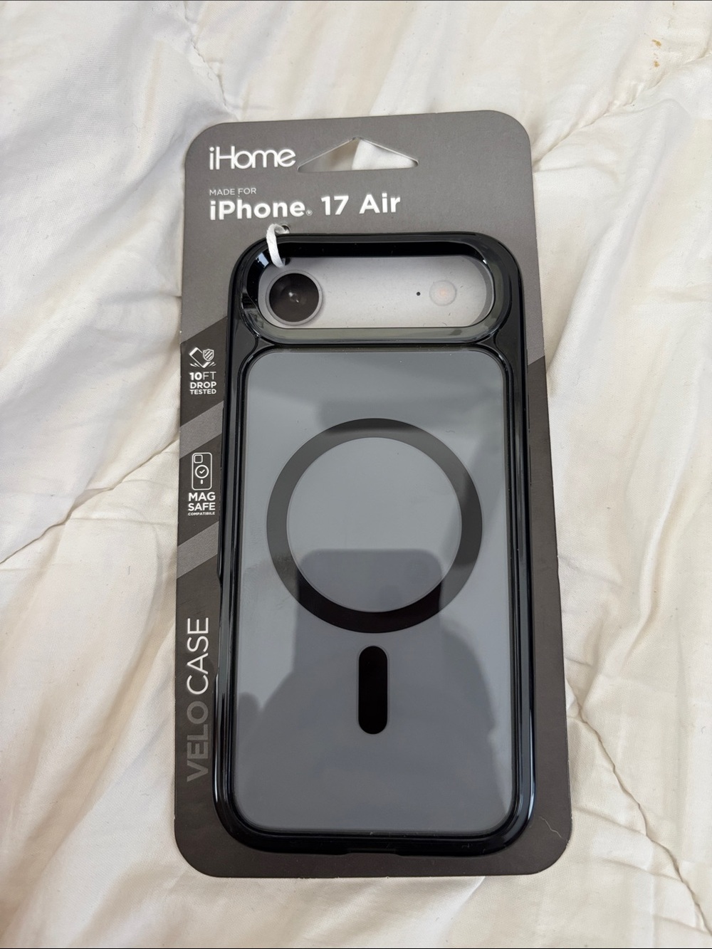 iHome MagSafe Compatible Case for iPhone 17 Air - Black